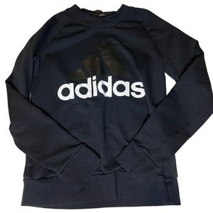 Adidas| Adidas Black and white Crewneck